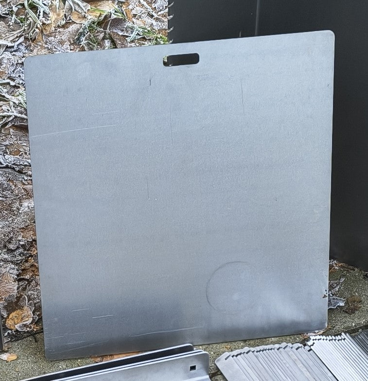 Firecook Outdoor Stove 45 ALL-IN kit m. Fryplate BIG, 2 Side Table Kit, Shelf Kit 45 & Firetool