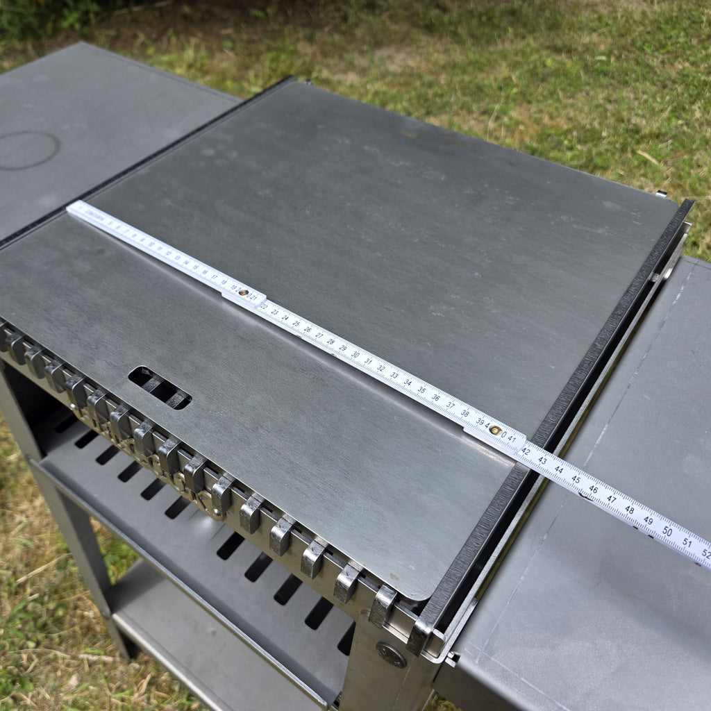 Firecook Outdoor Stove 45 ALL-IN kit m. Fryplate BIG, 2 Side Table Kit, Shelf Kit 45 & Firetool