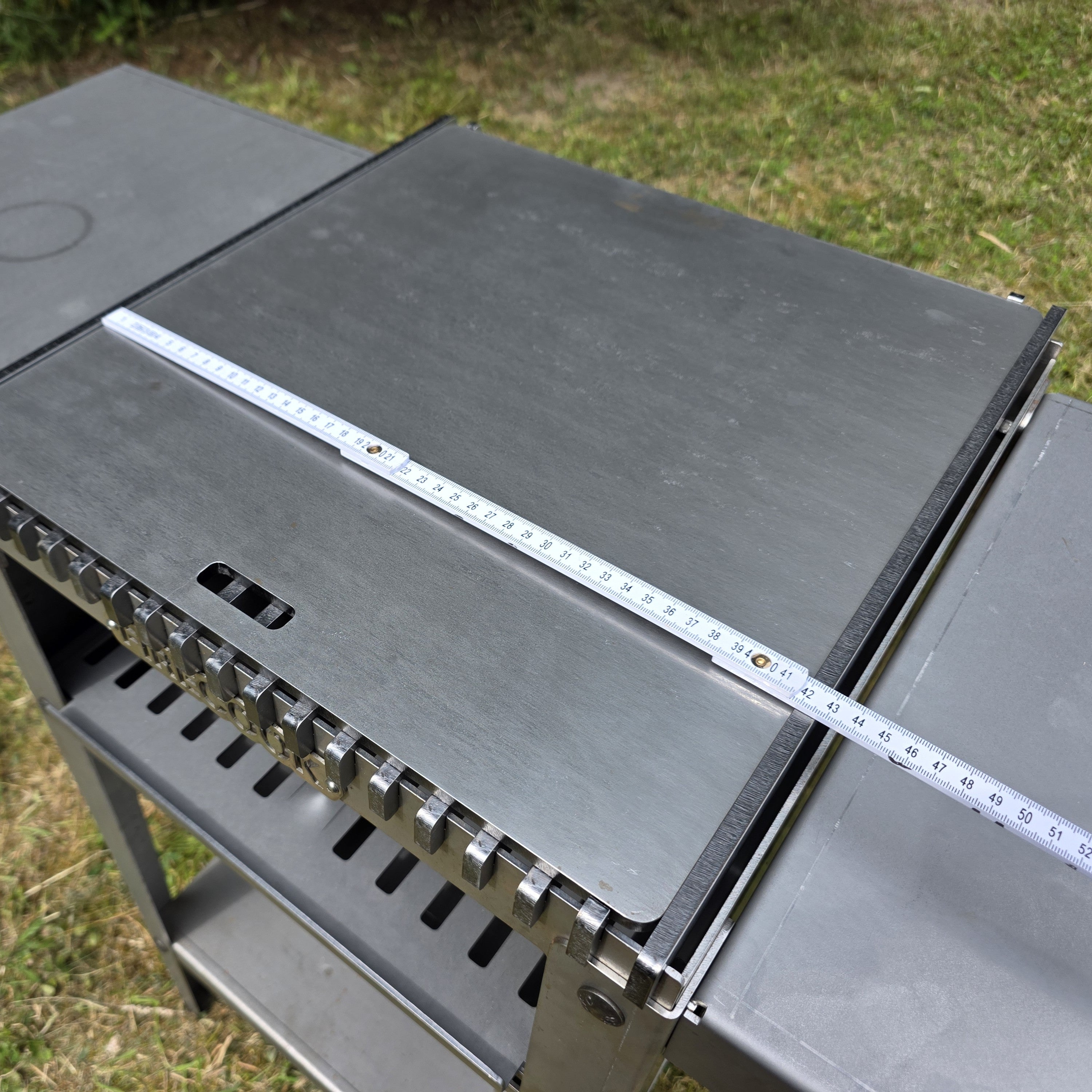 Firecook Outdoor Stove 45 ALL-IN kit m. Fryplate BIG, 2 Side Table Kit, Shelf Kit 45 & Firetool