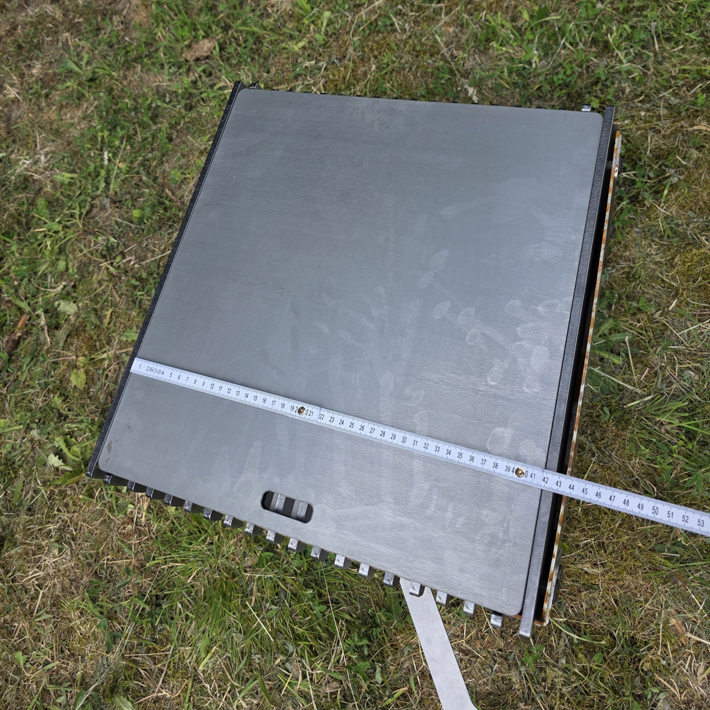 Firecook Outdoor Stove LOW 45 ALL-IN kit m. Fryplate BIG & Firetool