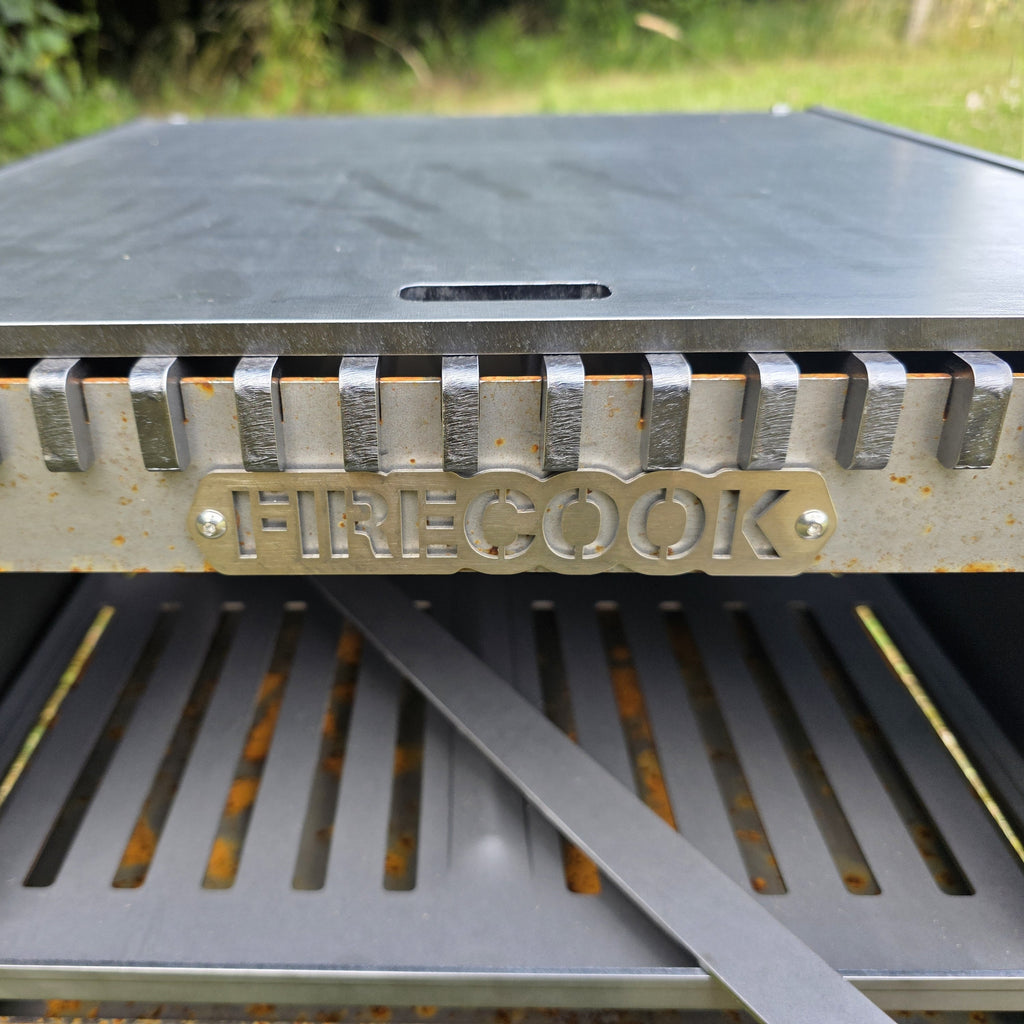 Firecook Outdoor Stove LOW 45 ALL-IN kit m. Fryplate BIG & Firetool