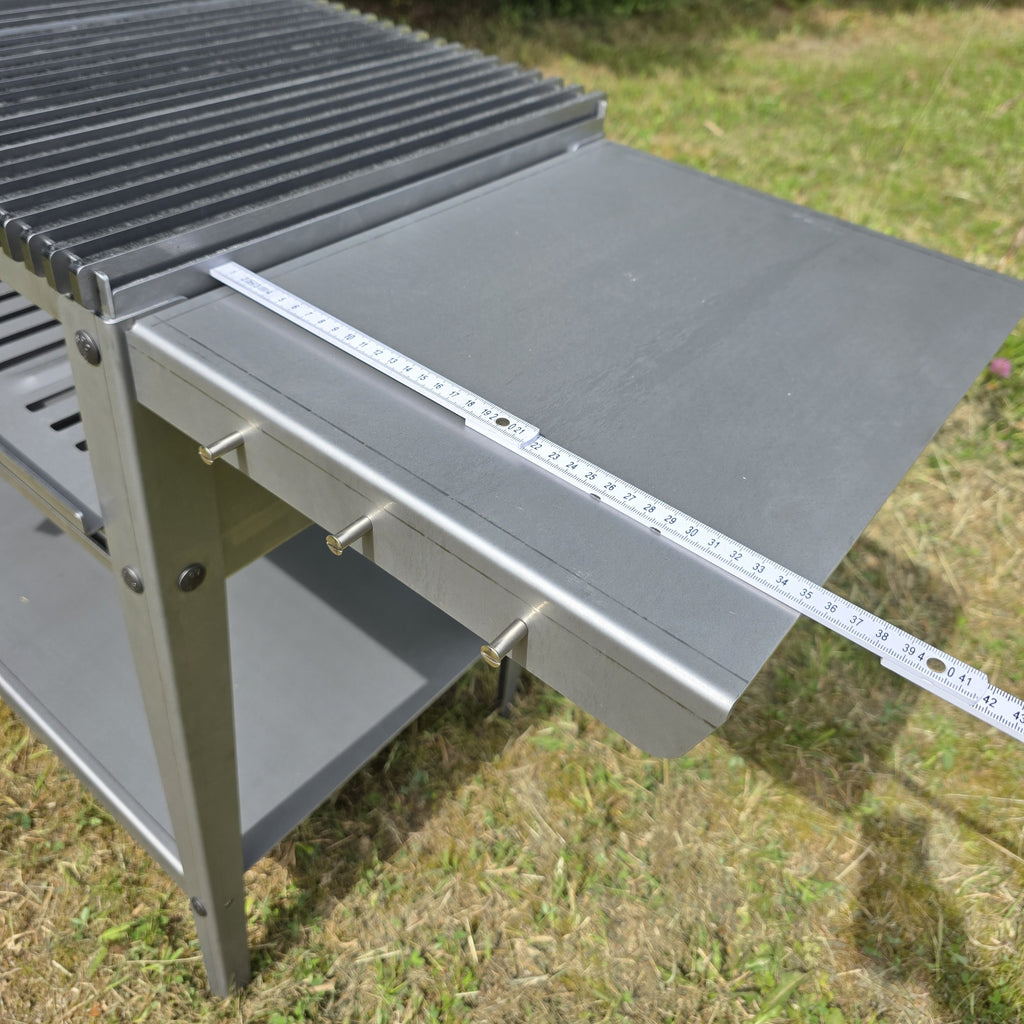 Firecook Outdoor Stove 90 ALL-IN kit m. 2 x Fryplate BIG, 2 x Side Table Kit, Shelf Kit 90 & Firetool